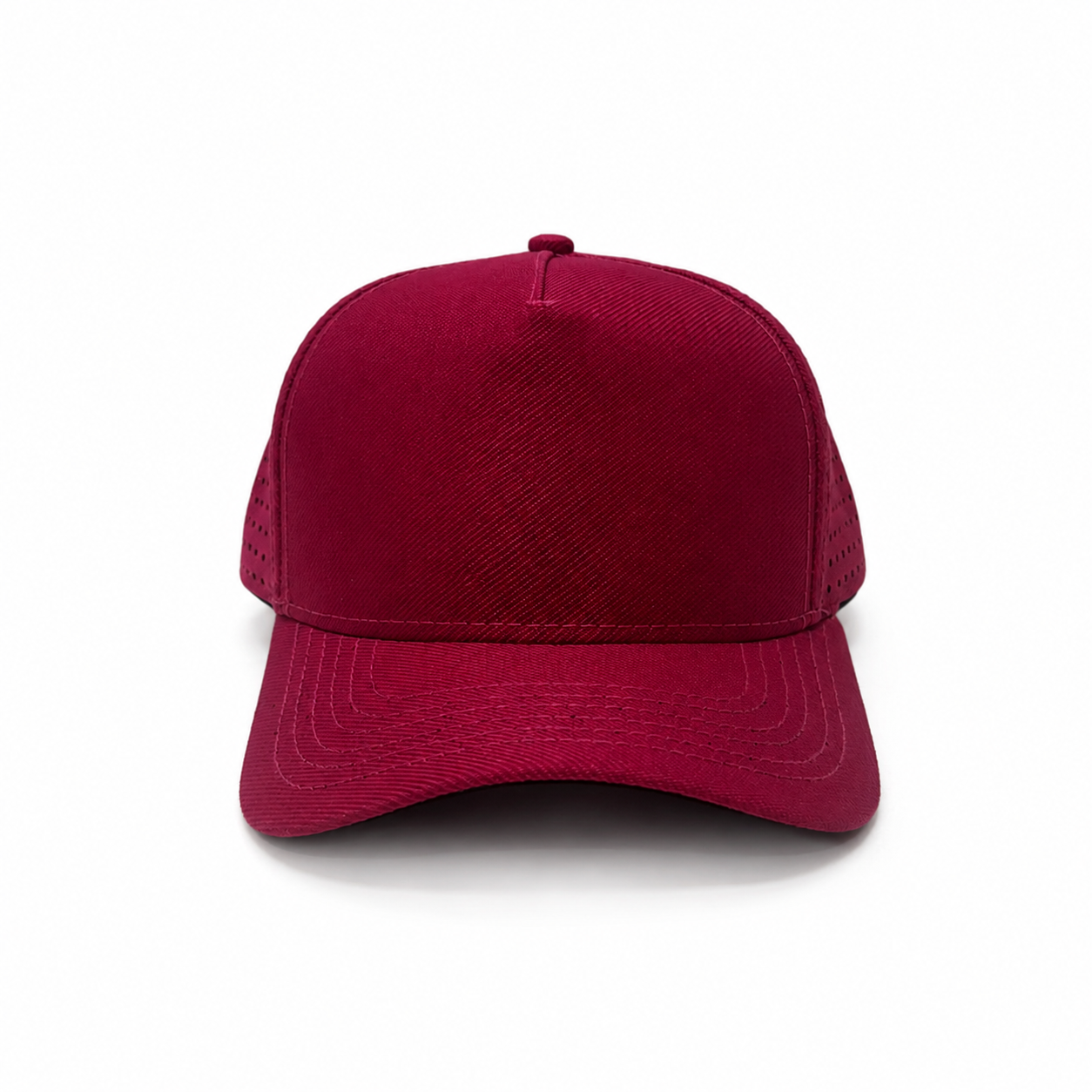 Boné Trucker Liso Perfurado Vinho