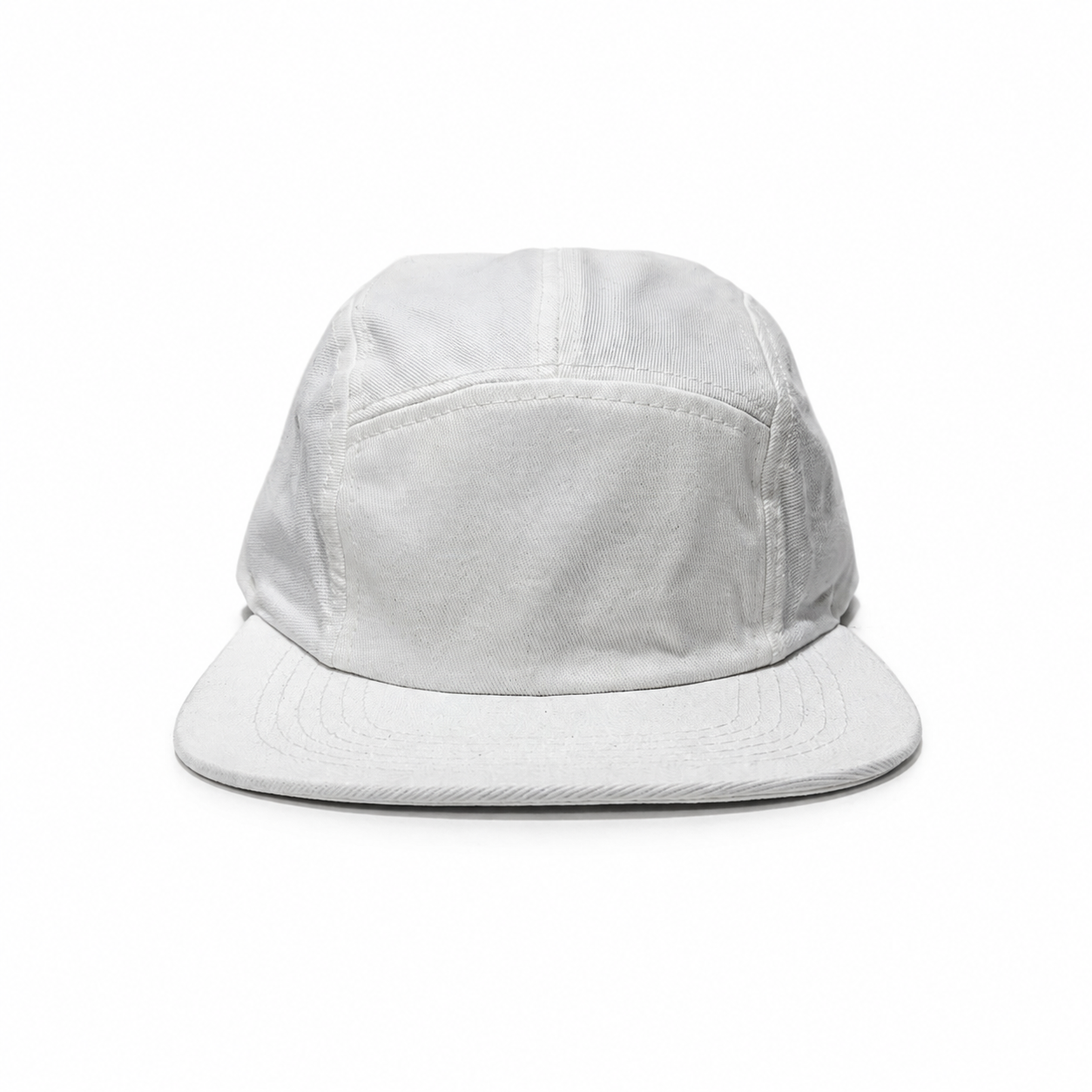 Boné Five Panel Liso Branco