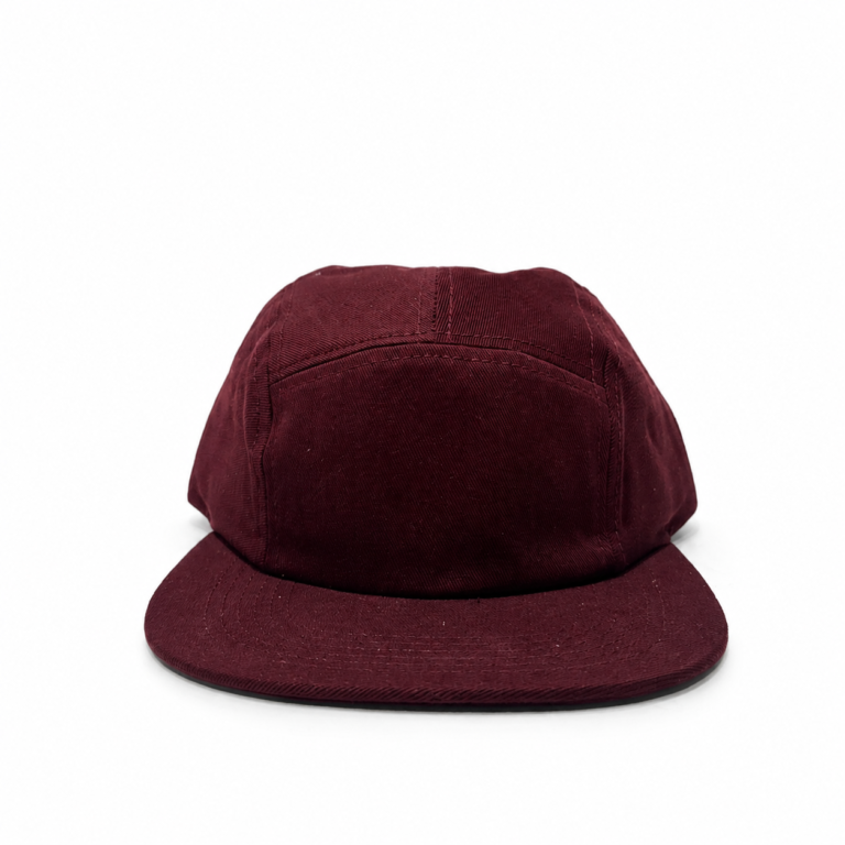 Boné Five Panel Liso Vinho